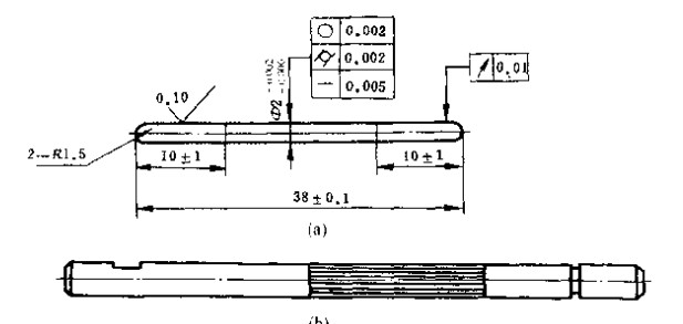 電機(jī)軸結(jié)構(gòu)圖