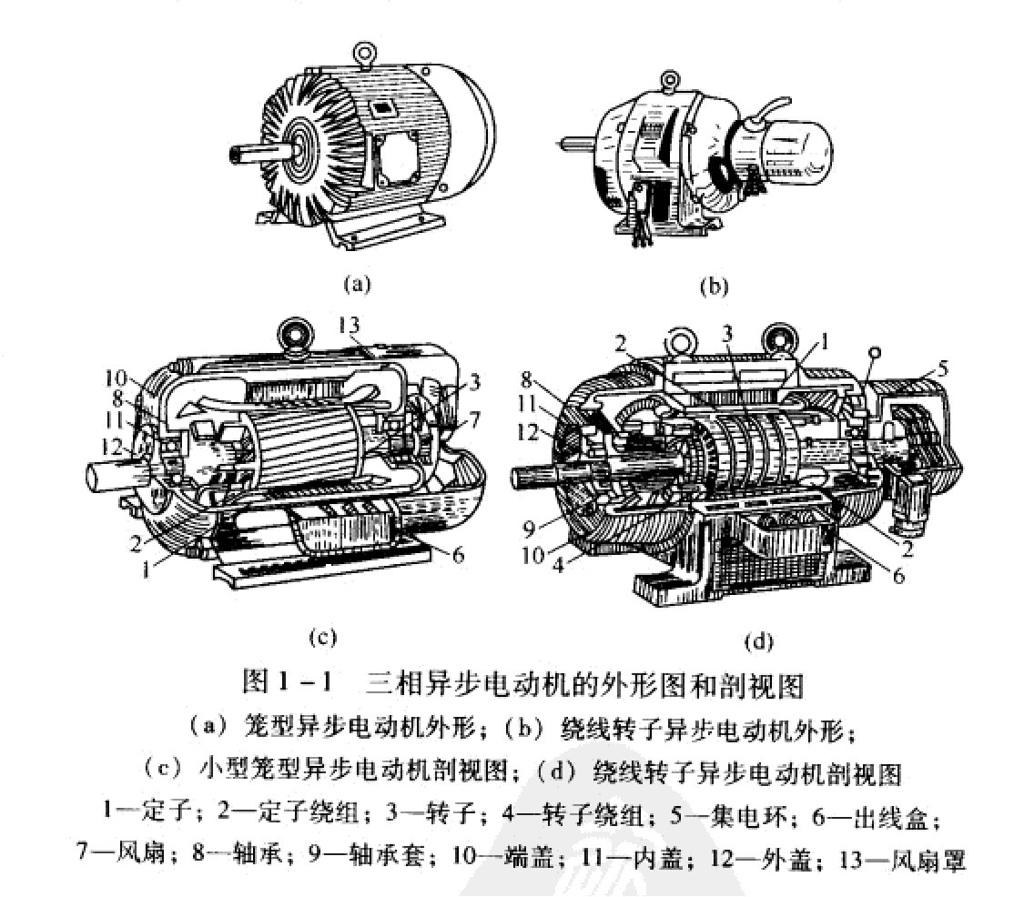 異步電動機(jī)的基本結(jié)構(gòu)