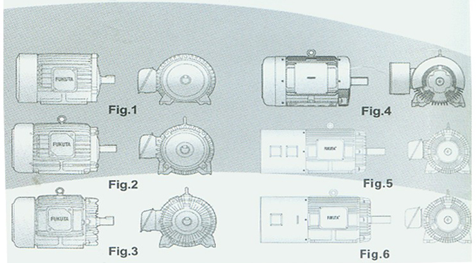交流電機之：富田臥式三相普通電機圖紙