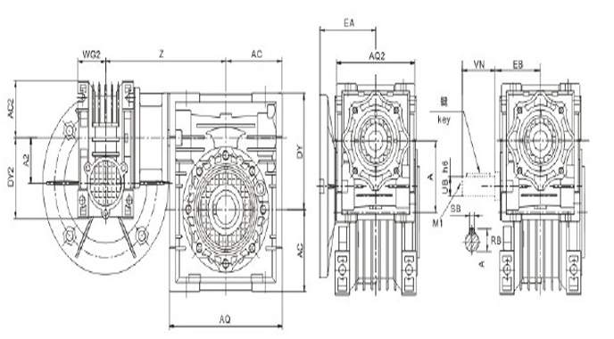 蝸輪蝸桿減速機(jī)JRSTED系列圖紙及詳細(xì)參數(shù) 蝸輪蝸桿減速機(jī)JRSTED系列圖紙及詳細(xì)參數(shù)